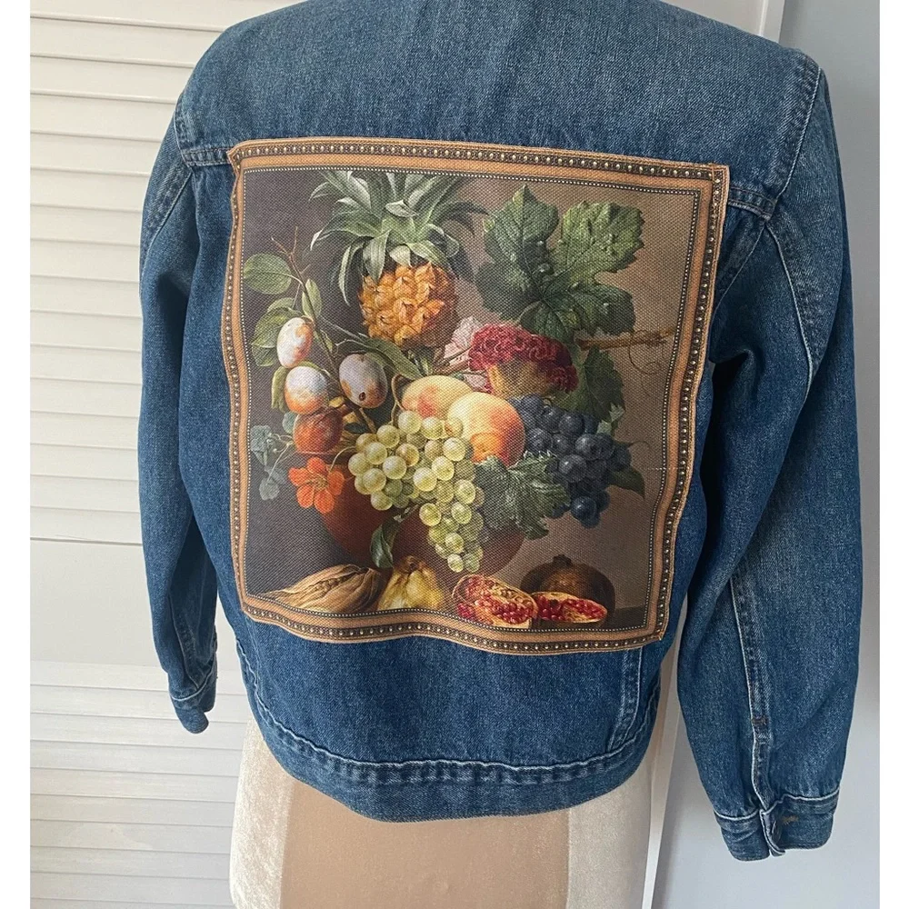 One-of-a-Kind Upcycled Denim Jacket